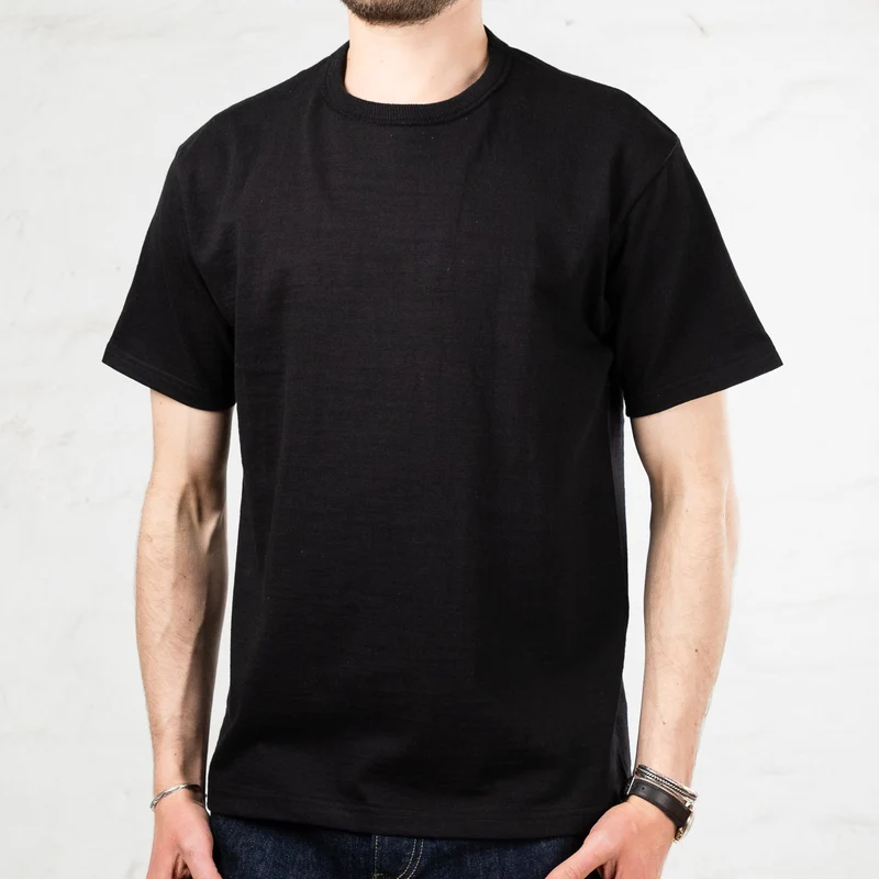 Athletic T-Shirt Loopwheel Schwarz