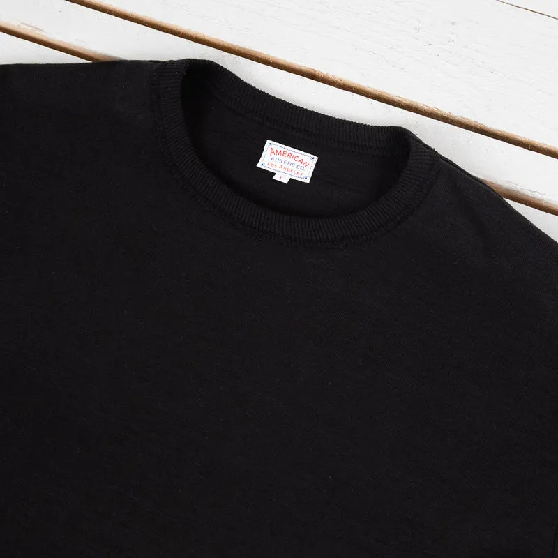 Athletic T-Shirt Loopwheel Schwarz