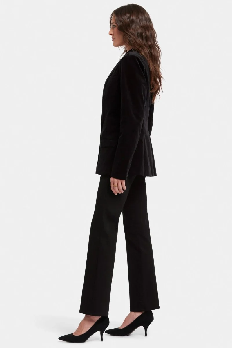 Smoking Blazer Baumwollsamt Schwarz | Black