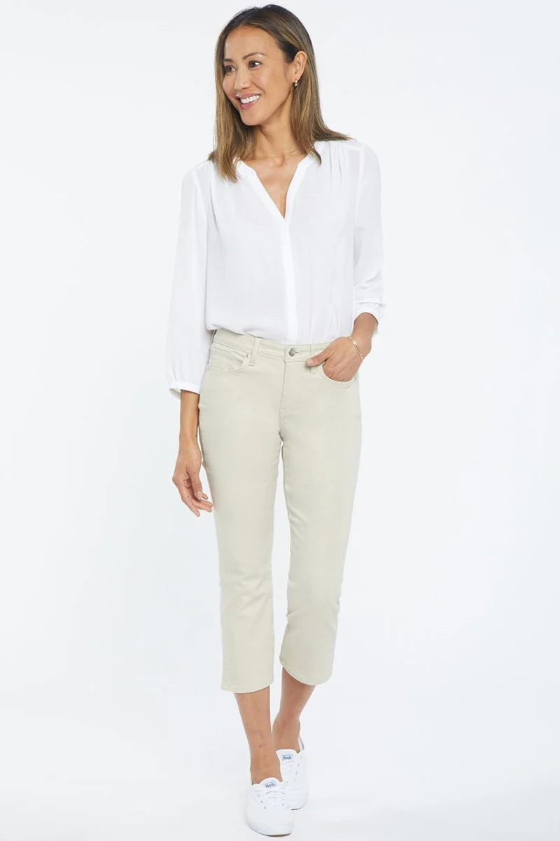 Chloe Capri Jeans mit Seitenschlitzen | Feather