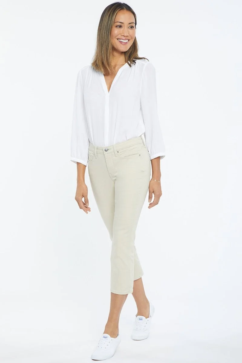 Chloe Capri Jeans mit Seitenschlitzen | Feather