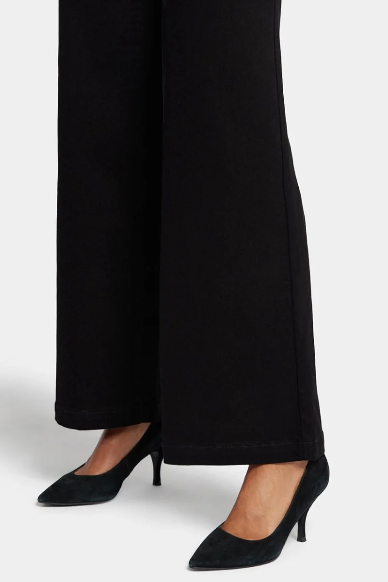 Teresa Wide Leg Jeans Schwarz Premium Denim (Tall) | Black