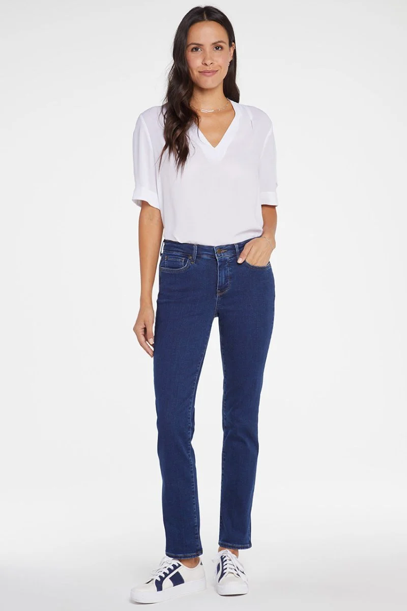 Sheri Slim Jeans Mittelblau Premium Denim (Tall) | Quinn