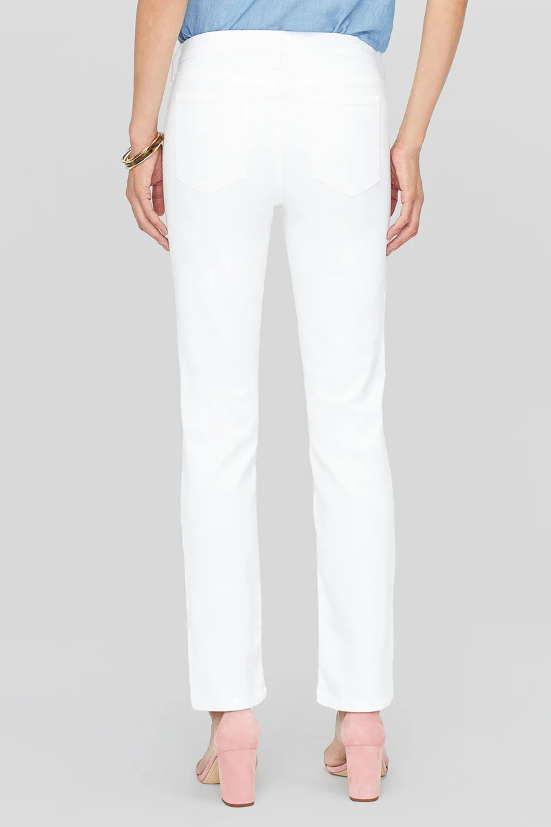 Sheri Slim Jeans Weiß Farbiger Denim | Optic White
