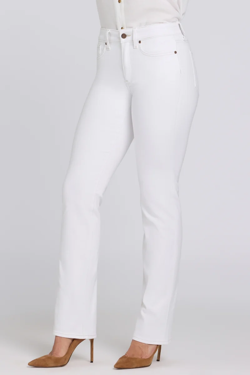 Marilyn Straight Jeans | Optic White