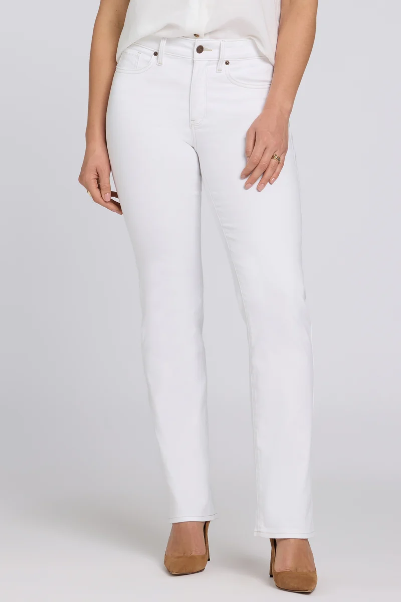 Marilyn Straight Jeans | Optic White