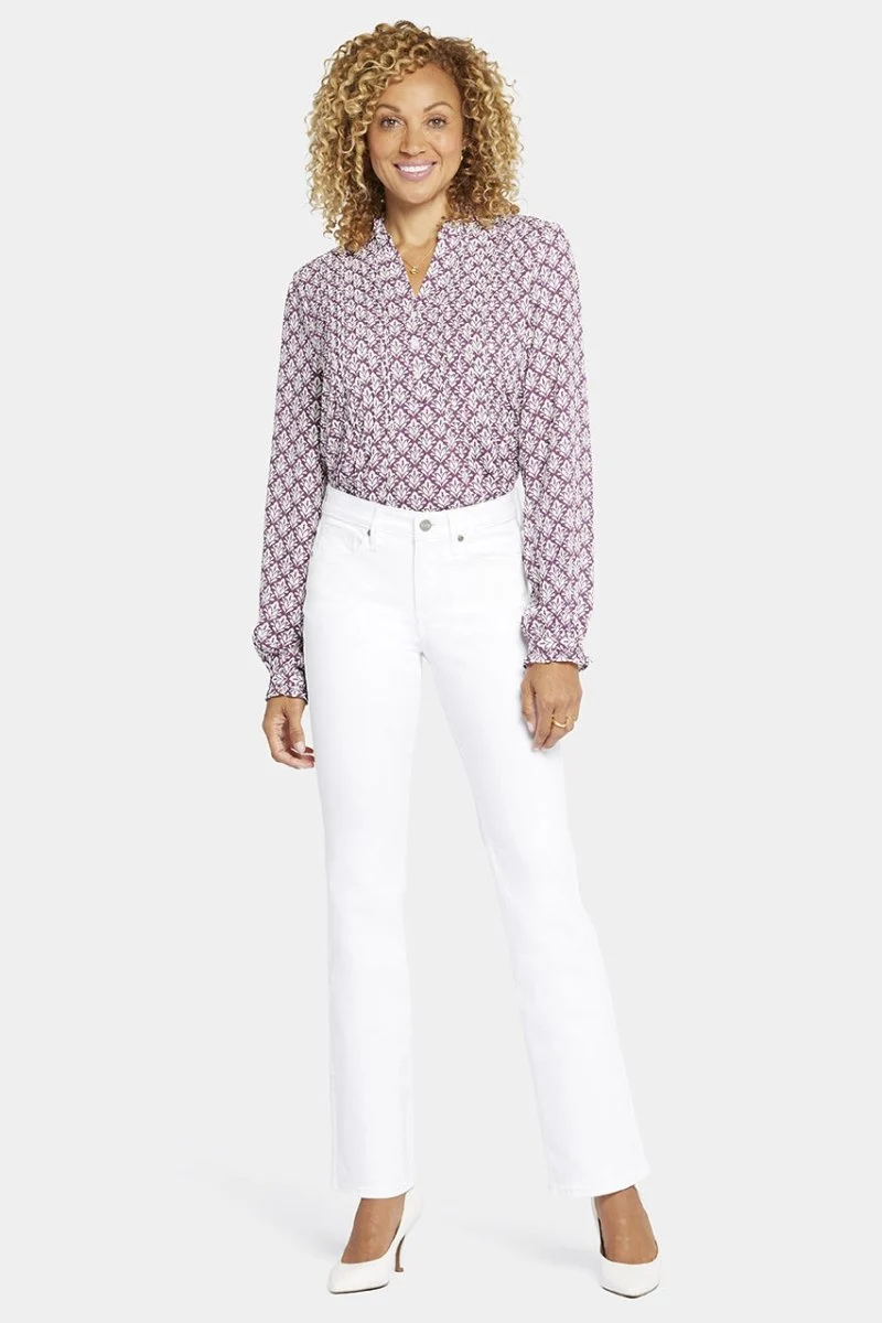 Barbara Bootcut Jeans Weiß Premium Denim (Petite) | Optic White