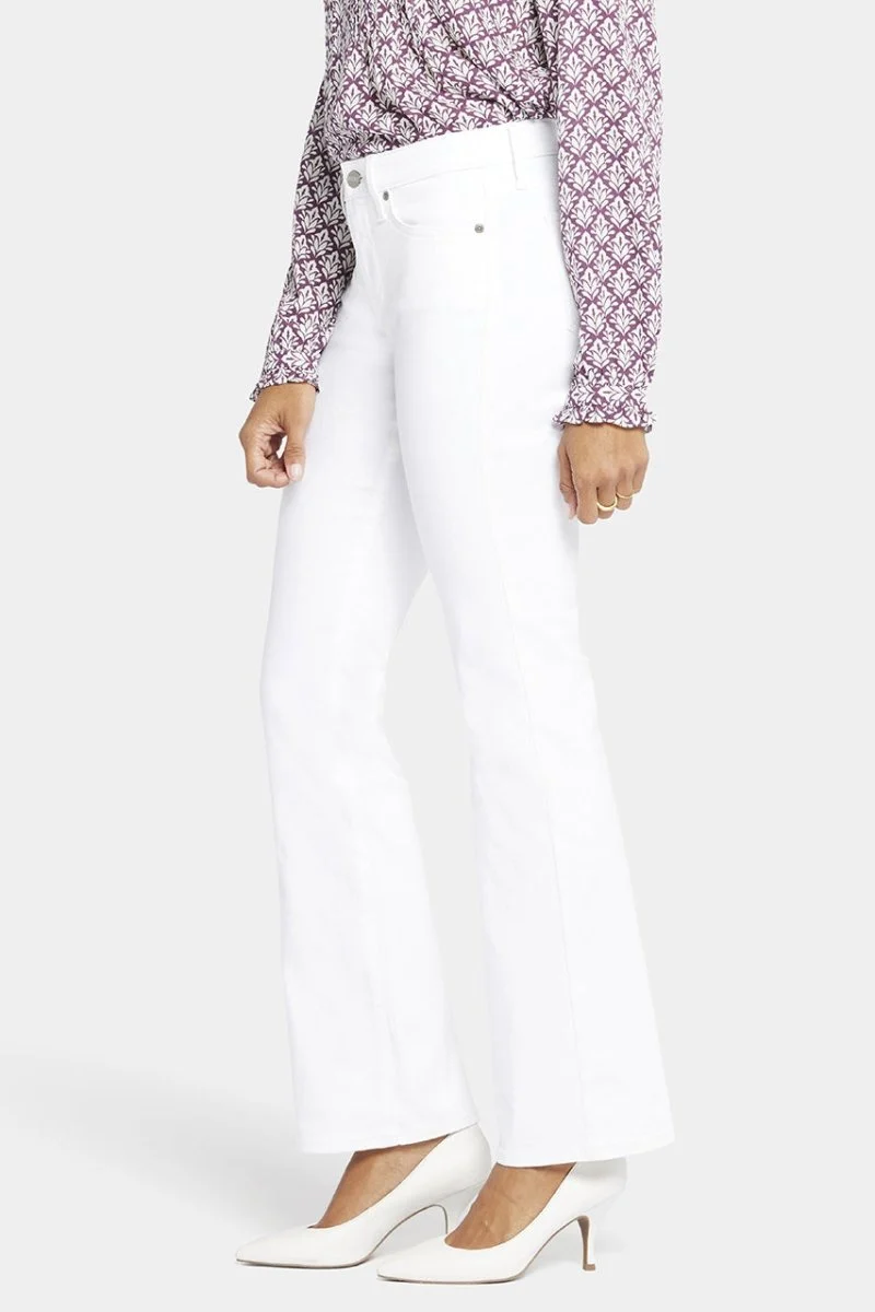 Barbara Bootcut Jeans Weiß Premium Denim (Petite) | Optic White