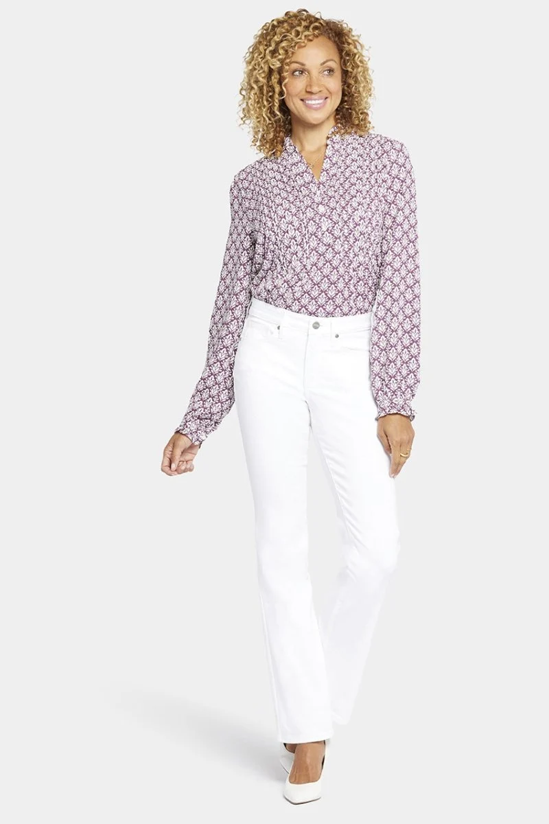 Barbara Bootcut Jeans Weiß Premium Denim (Petite) | Optic White