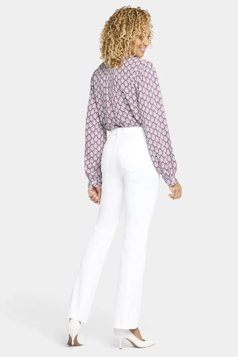 Barbara Bootcut Jeans Weiß Premium Denim (Petite) | Optic White