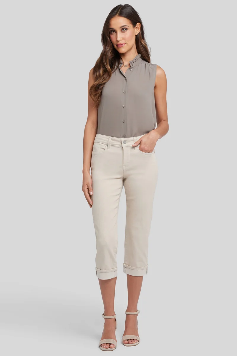 Marilyn Straight Crop Jeans In Cool Embrace® Denim | Feather