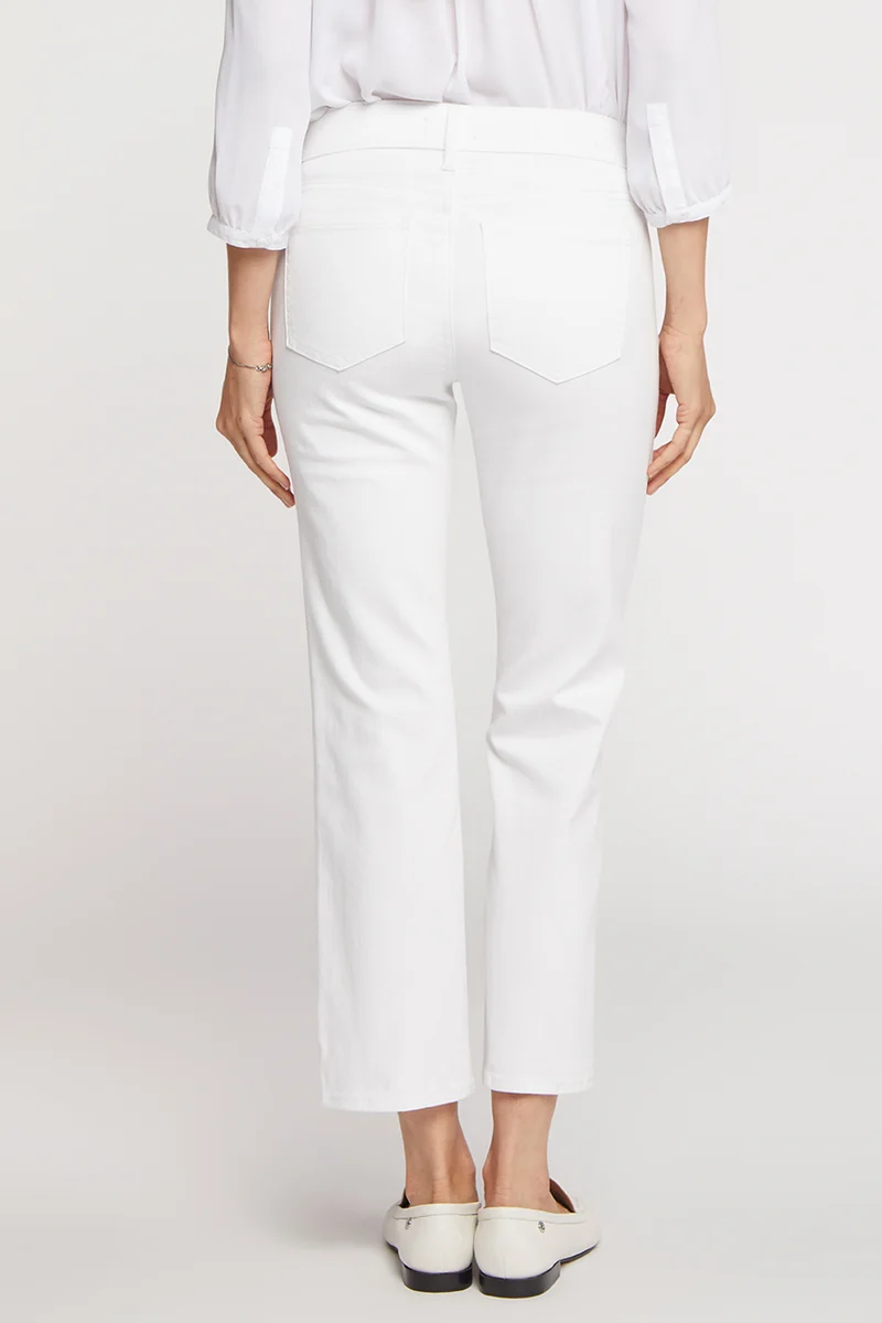 Marilyn Straight Ankle Jeans | Optic White