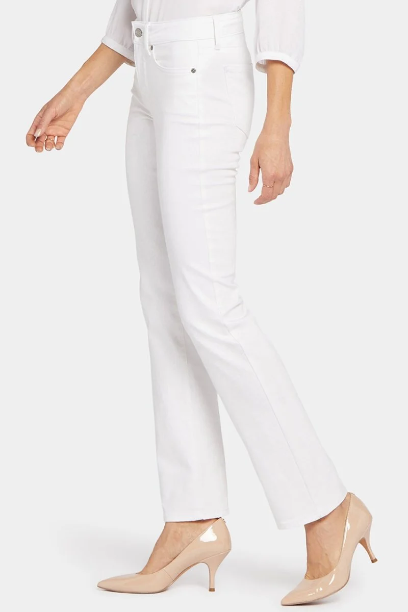 Marilyn Straight Jeans in Petite | Optic White