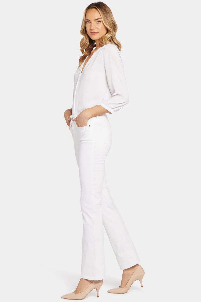 Marilyn Straight Jeans in Petite | Optic White
