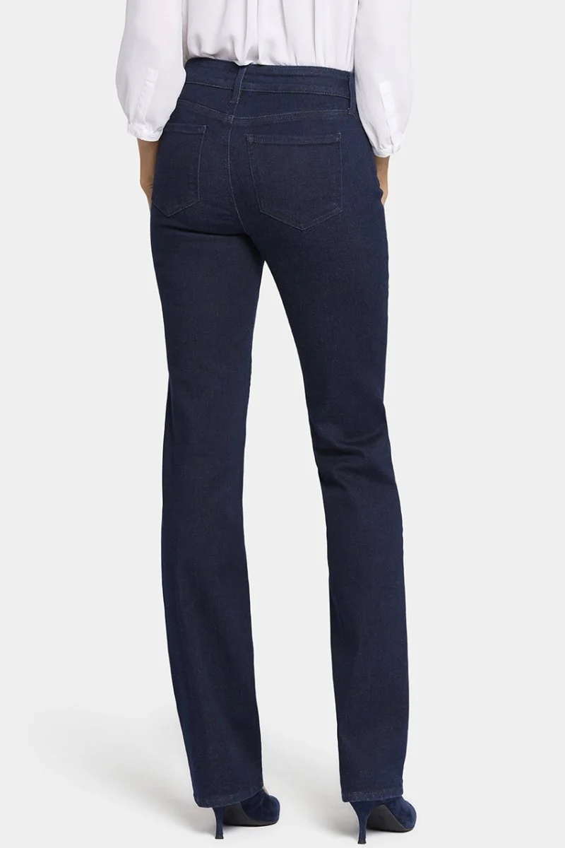 Marilyn Straight Jeans Dunkelblauem Premium Denim | Rinse