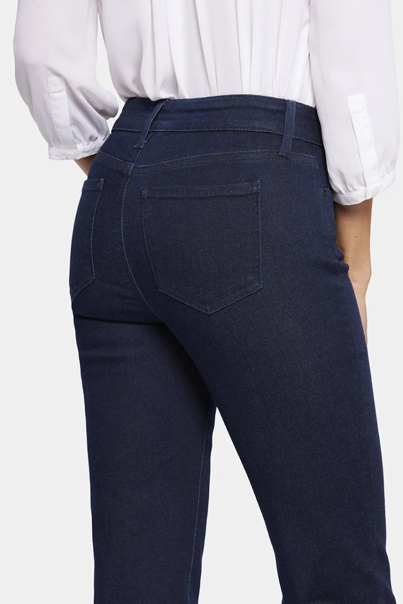 Marilyn Straight Jeans Dunkelblauem Premium Denim | Rinse