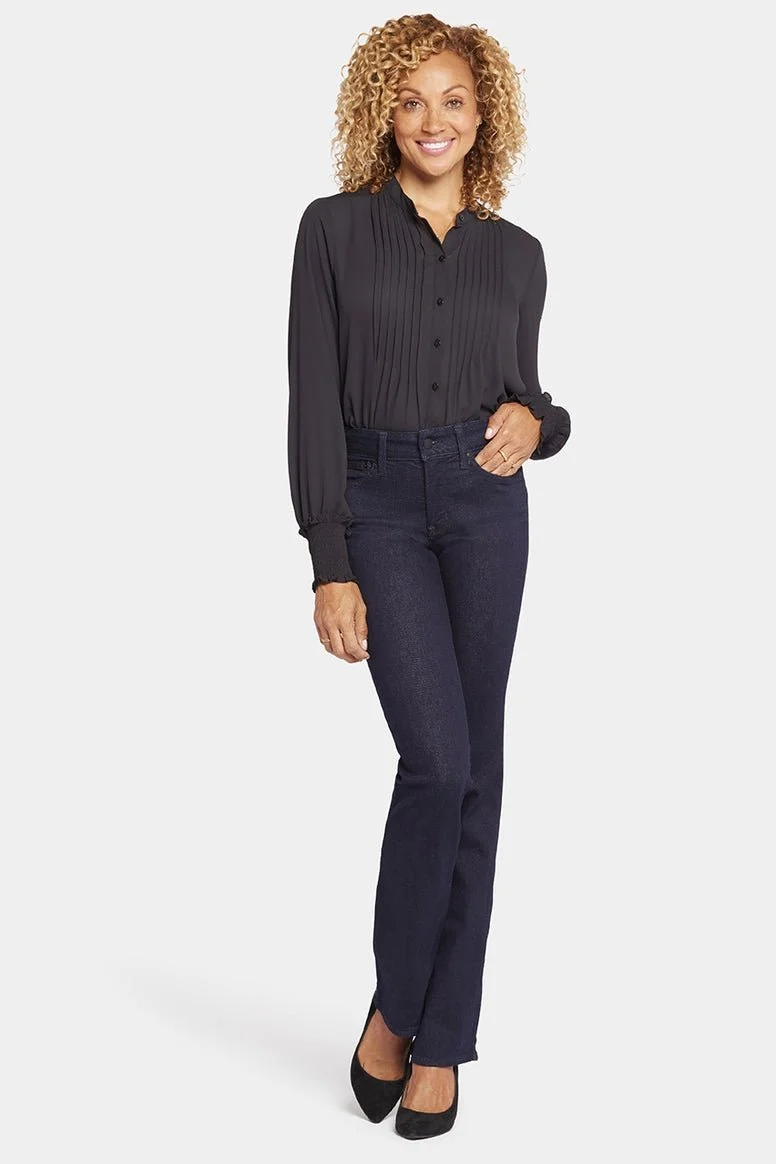 Barbara Bootcut Jeans Dunkelblau Premium Denim (Tall) | Rinse