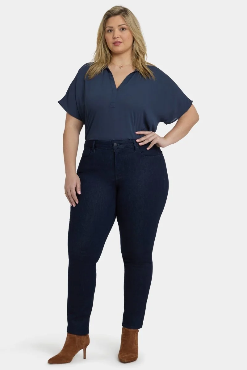 Sheri Slim Jeans Dunkelblauem Premium Denim (Plus) | Rinse
