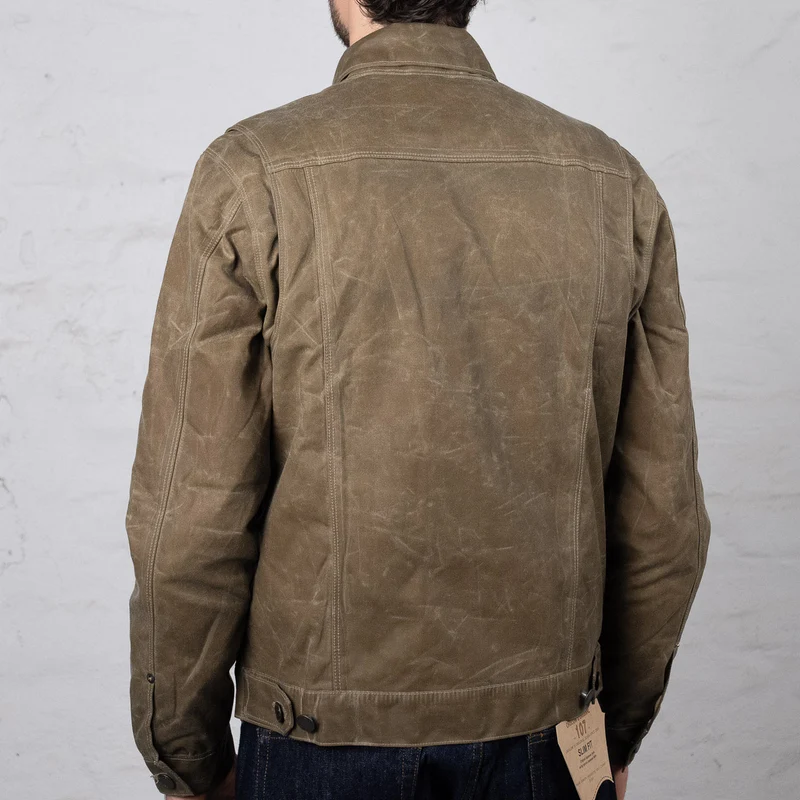 Riders Jacket Waxed Tobacco Brown