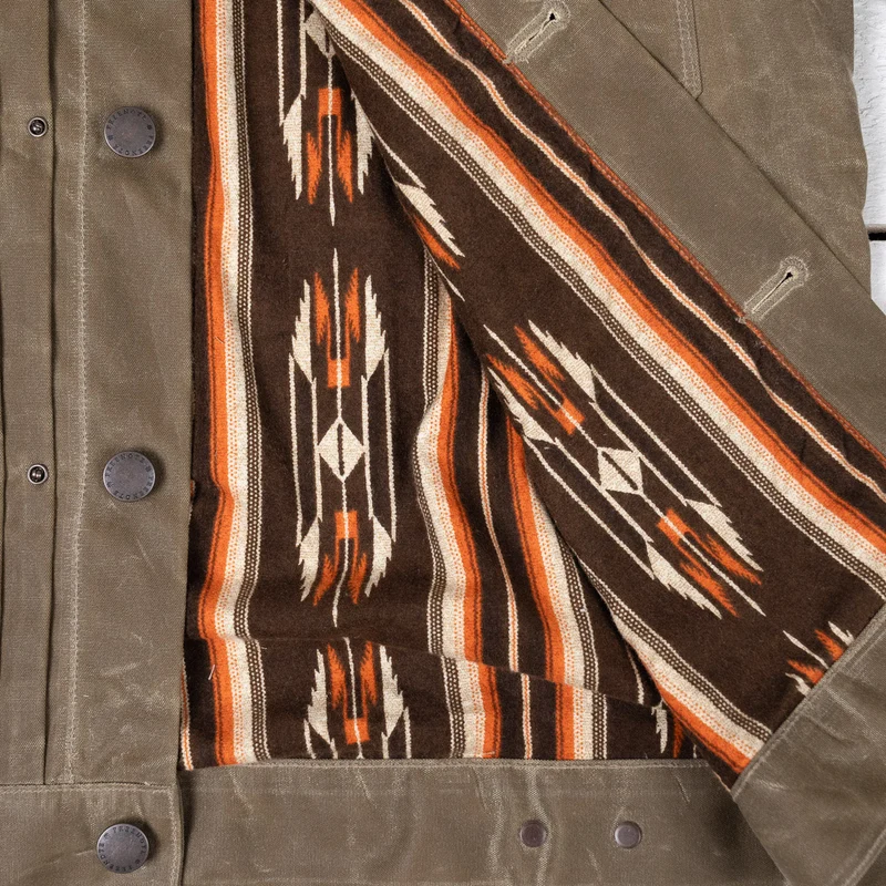 Riders Jacket Waxed Tobacco Brown