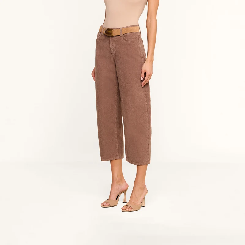 Mallis Corduroy Bow-Leg Pant