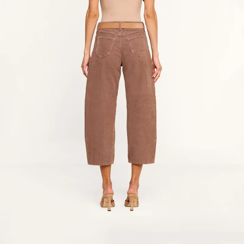 Mallis Corduroy Bow-Leg Pant