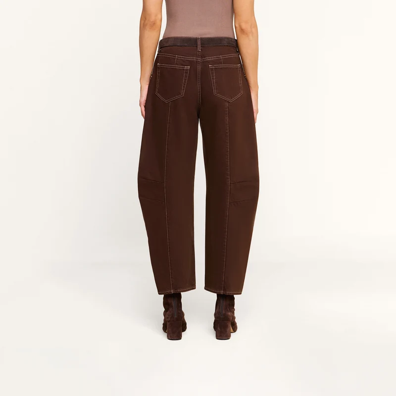 Cody Cropped Barrel-Leg Jean