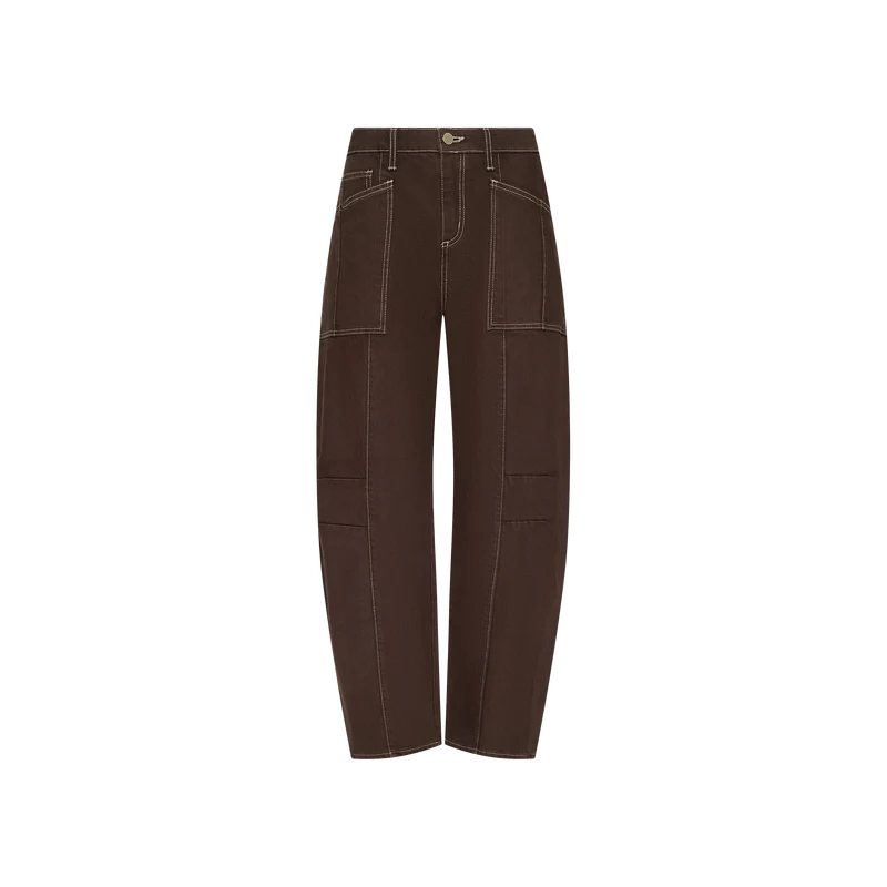 Cody Cropped Barrel-Leg Jean