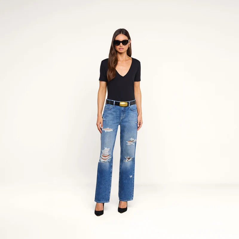 Zelda Slouchy Straight Jean