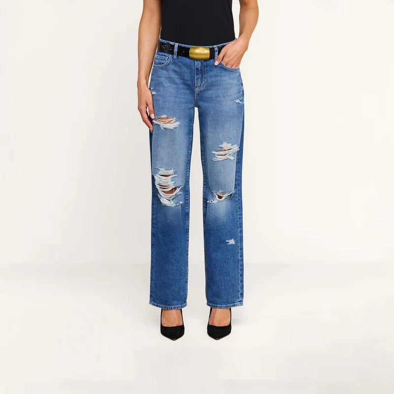 Zelda Slouchy Straight Jean