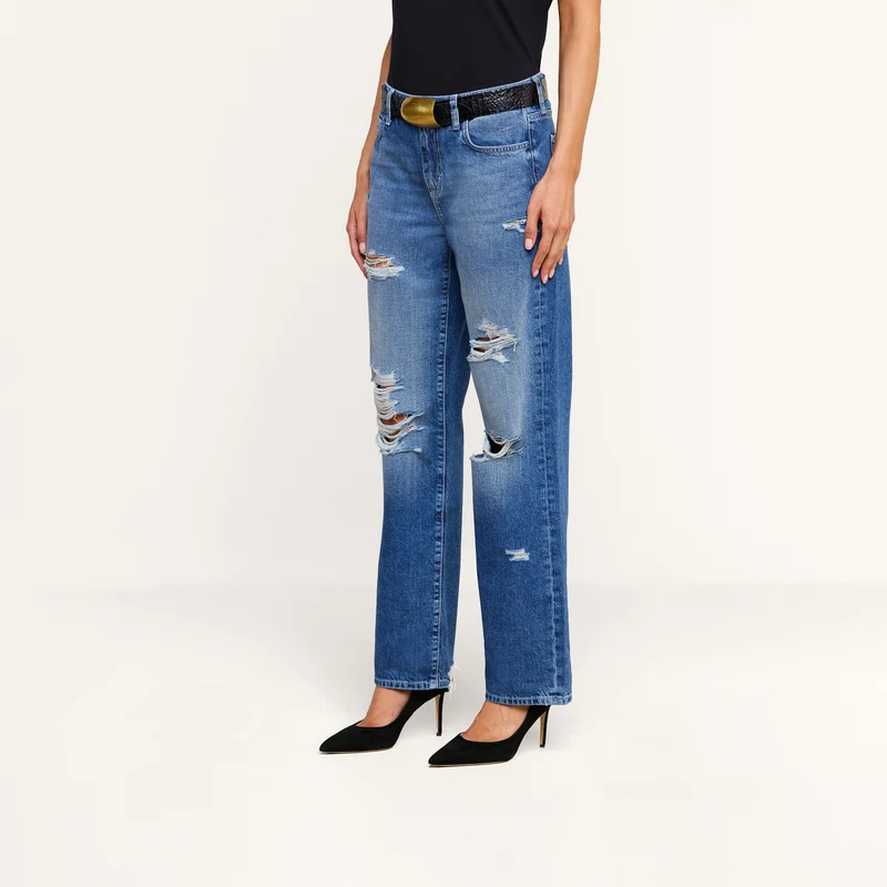 Zelda Slouchy Straight Jean