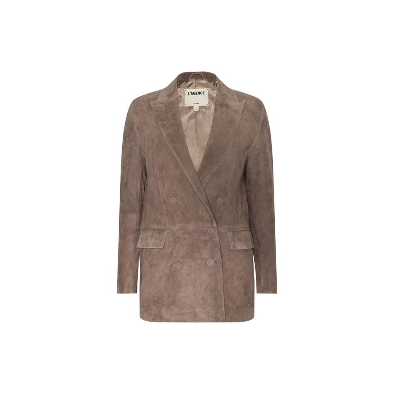 Aimee Oversized Suede Blazer
