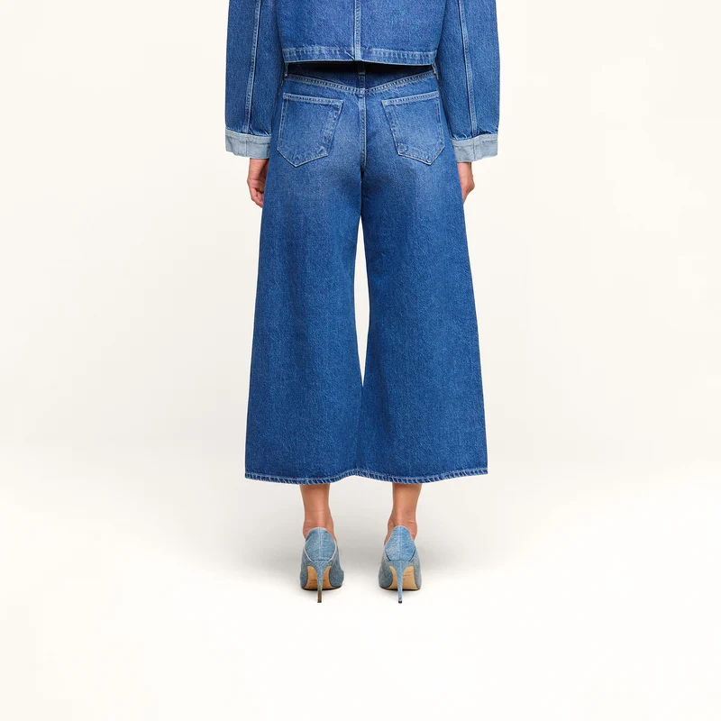 Bronte Cropped Wide-Leg Jean