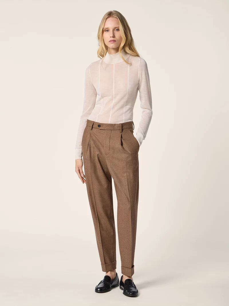 Brian – Micro Check Flannel Pants