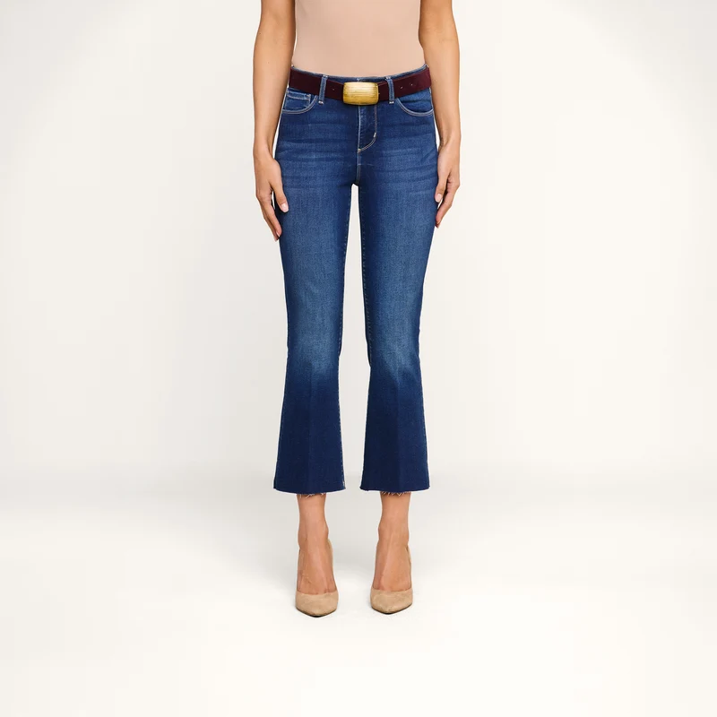 Kendra Cropped Flare Jean
