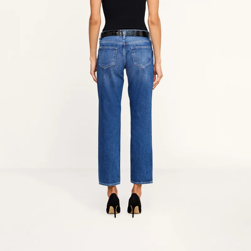 Nevia Slouchy Straight-Leg Jean