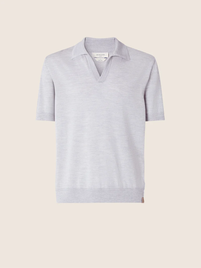 Wool-Silk Polo