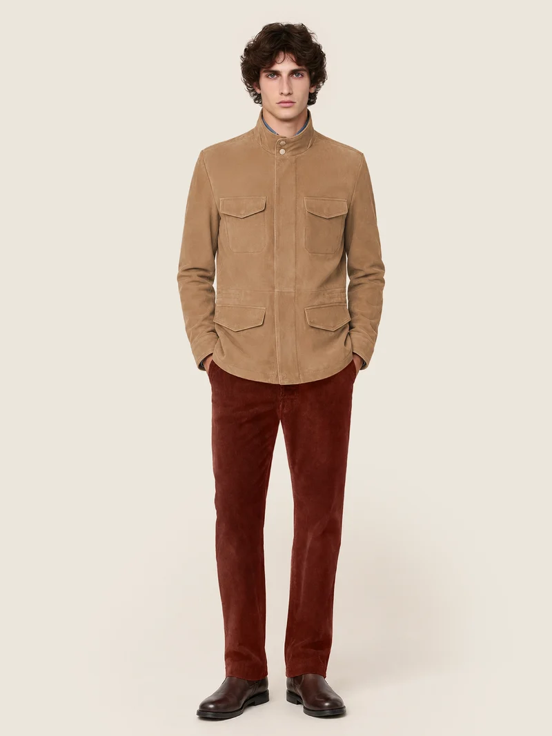 Nick — Fine-Ribbed Corduroy Pants