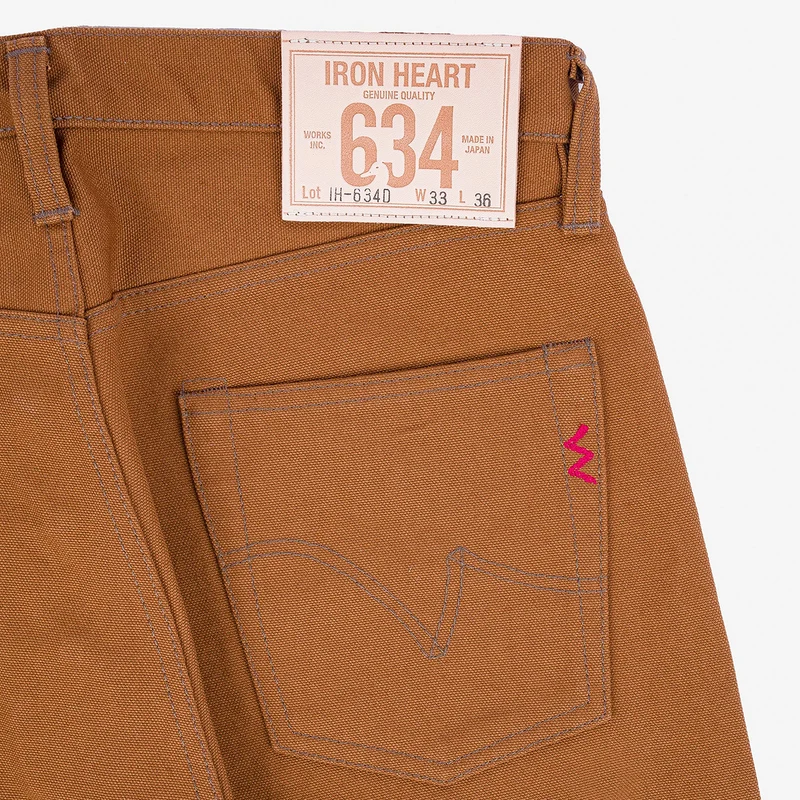 IH-634D 17 oz. Duck Straight Cut Jeans Brown