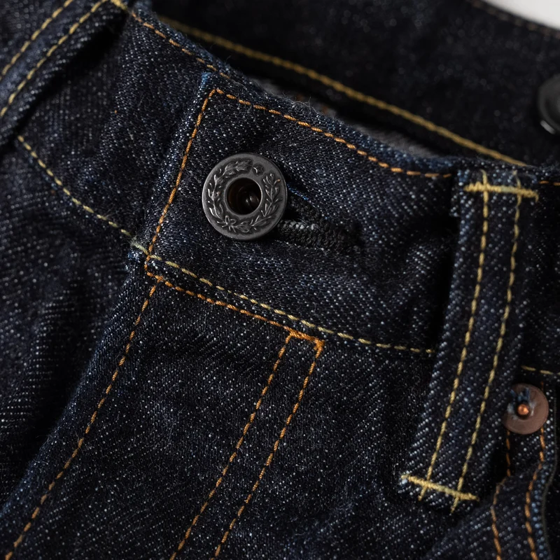 14 oz. Denim Pants Wide Straight Dark Indigo