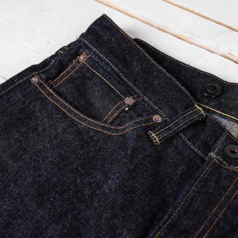 14 oz. Denim Pants Wide Straight Dark Indigo