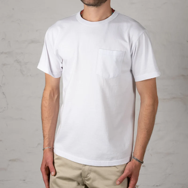 Pocket T-Shirt Weiß