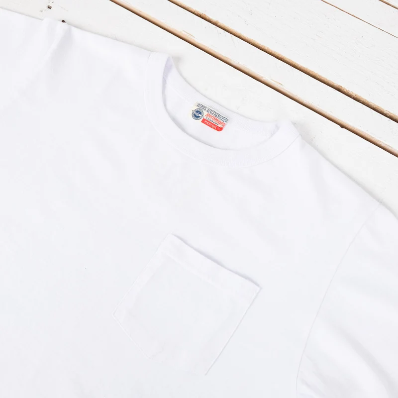 Pocket T-Shirt Weiß