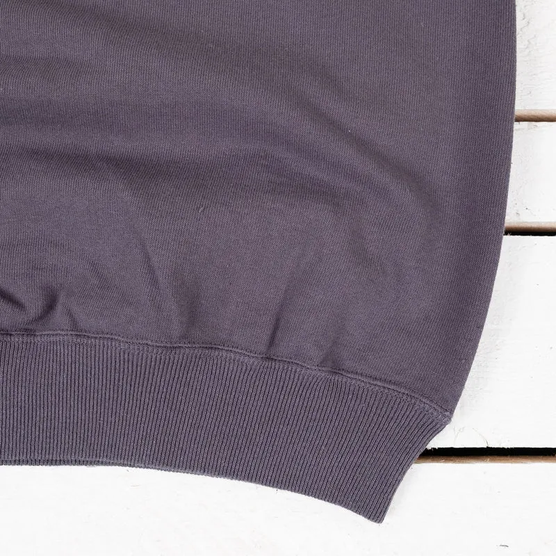 Short Sleeve Pocket Sweatshirt Navy