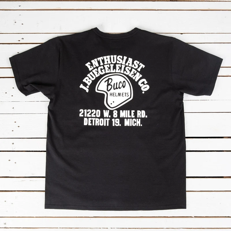 Buco Tee / Enthusiast Schwarz
