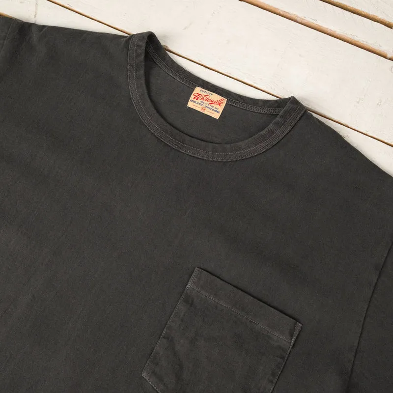 Pigment Dye Pocket T-Shirt Schwarz