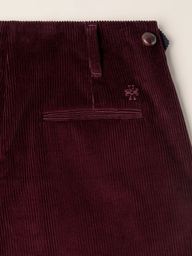 Ivy – Bermudas in Cotton Velvet