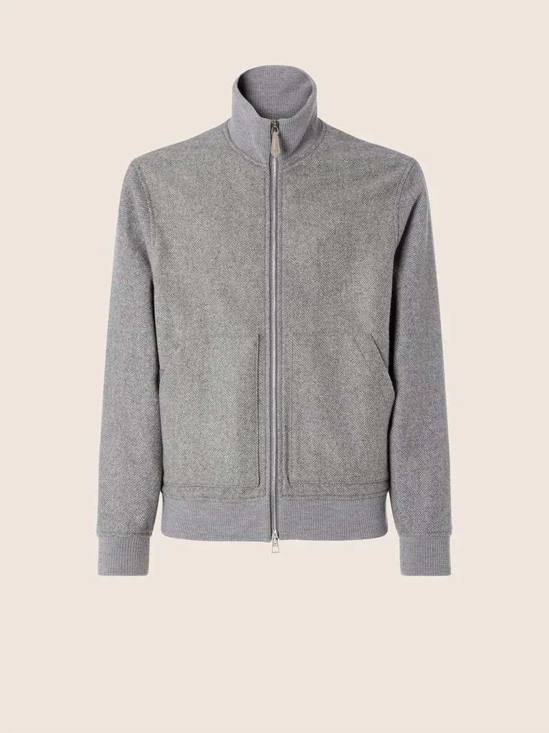 Herringbone Wool Jacket