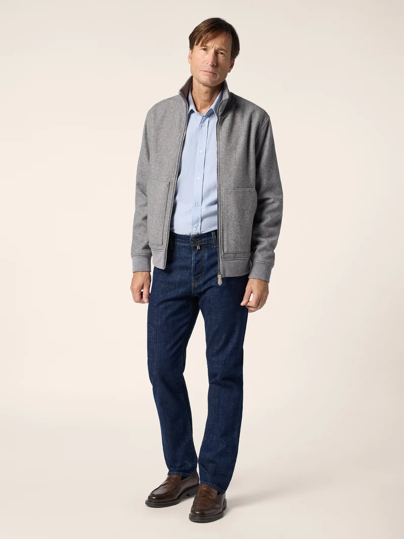 Herringbone Wool Jacket