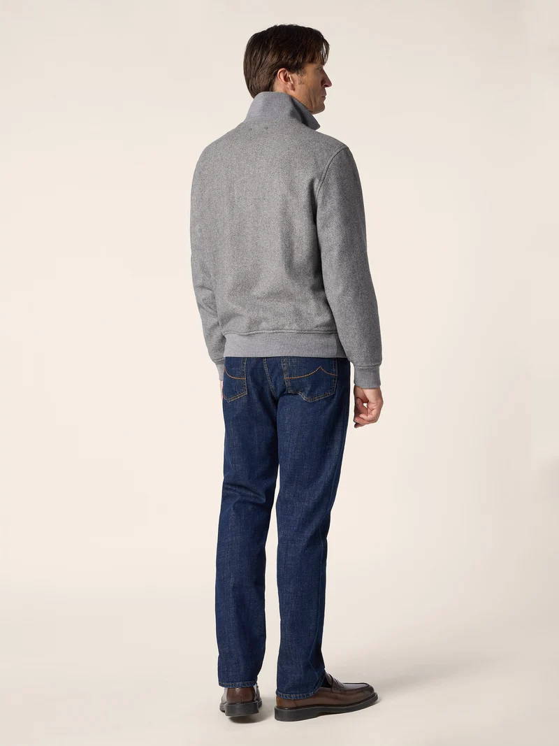 Herringbone Wool Jacket